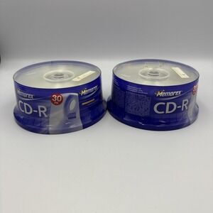 (2) MEMOREX - CD-R - 52 X / 700 MB / 80 MINUTES 30 PACK